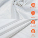 Axyaa 3-Piece Cotton Duvet Set with 3 Sided Zipper for Ultimate Convenience