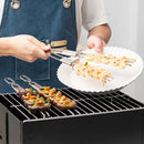 Axyaa Stainless Steel Telescopic BBQ Skewers - Portable and Reusable BBQ Fork