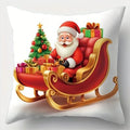 Axyaa Christmas Santa Claus Gift Pillowcase Set