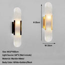 Axyaa Marble Wall Light: Minimalist Stone Lamp for Home Decor