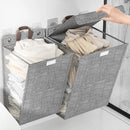 Axyaa Wall-Mounted Laundry Basket: Large Capacity Foldable Storage Bin for Bathroom, Toys & Clothes