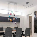 Axyaa Glazed Glass Bubble Pendant LED Light Fixture