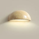 Axyaa Semi Circular Stone Sconce Lamp for Living Room Corridor & Bedside