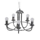 Axyaa Chrome Metal Designer Pendant Light for Living Room, Dining Room, Bedroom