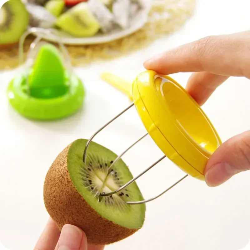 Axyaa Stainless Steel Kiwi Peeler Cutter Kitchen Gadget