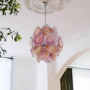 Axyaa Retro French Glass Chandelier LED Dining Room Lighting Fixture