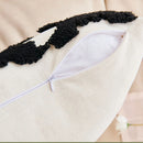 Axyaa Halloween Tuft Embroidered Pillowcase - Festive Cotton Cushion Cover