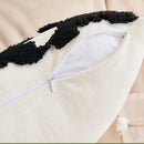 Axyaa Halloween Tuft Embroidered Pillowcase - Festive Cotton Cushion Cover