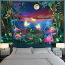 Axyaa Fluorescent Mushroom Luminous Tapestry for Interior Decoration