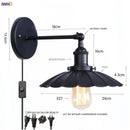 Axyaa LED Wall Lights for Bathroom Mirror Stair Bar Living Room Industrial Vintage