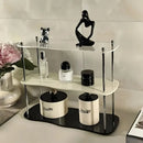 Axyaa Acrylic Tabletop Organizer for Cups, Perfumes, and Makeup