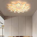 Axyaa Luxury Acrylic LED Ceiling Lamp Remote Dimming for Modern Living Room