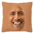 Dwayne Johnson Rock Face Cushion Cover for Sofa by Axyaa - Home Decor Pillowcase