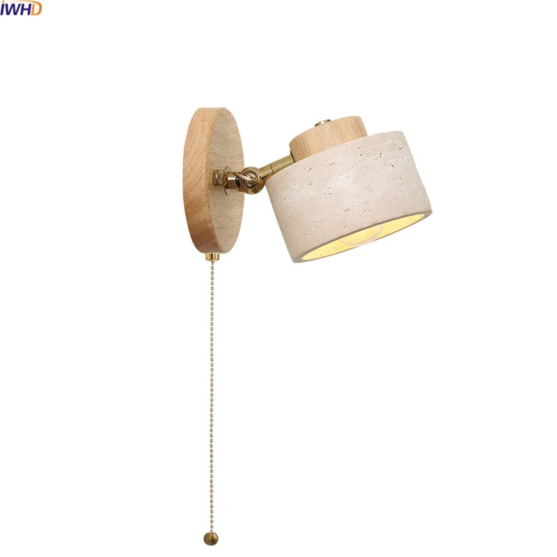 Axyaa Nordic LED Wall Lights Up Down Yellow Stone Living Room Bedroom Lamp