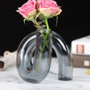 Axyaa Glass Vase Candle Holder for Home Decor