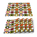 Axyaa Vintage Flower Non-slip Table Mats - Set of 6