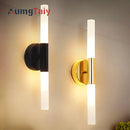 Nordic Long Strip LED Wall Sconce by Axyaa for Bedroom Bathroom Mirror Living Room