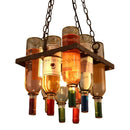 Axyaa Retro Industrial Style Chandelier for Bar Decor and Ambiance