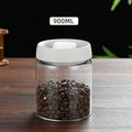 Axyaa Glass Coffee Beans Storage Jar - Vacuum Sealed Moisture-proof Container