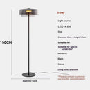 Axyaa Minimalist Mid-Century LED Floor Lamp - Designer Ambient Lighting