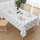 Axyaa Moroccan Waterproof Tablecloths - Indoor & Restaurant Washable Table Covers