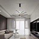 Axyaa Minimalist Line Chandelier: Luxury Staircase Pendant Light for Modern Home Décor