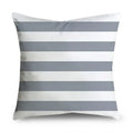 Axyaa Gray Lumbar Pillows - 45X45CM Damask Geometry Floral Stripes Plaids Print