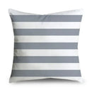 Axyaa Gray Lumbar Pillows - 45X45CM Damask Geometry Floral Stripes Plaids Print