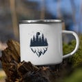 Axyaa Mountain Enamel Mug: Creative Camping Coffee Tea Cup for Hiking Gift