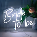 Axyaa Neon Wedding Party Decoration Light Sign - USB Powered with Dimmable Switch