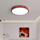 Axyaa Modern Minimalist Round LED Ceiling Lights in Black