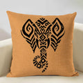 Axyaa Geometric Linen Cushion Cover 45x45CM for Home Sofa Car Decor