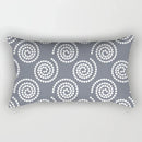 Axyaa Geometric Grey White Square Pillowcase for Home Decor and Living Room