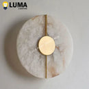 Axyaa Alabaster Marble Wall Sconce - Modern Luxury Wall Light for Bedroom & Living Room