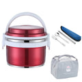 Axyaa Double Wall Stainless Steel Vacuum Thermal Lunch Box - Leakproof Food Container