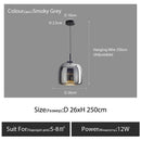 Axyaa Nordic Glass Restaurant Pendant Lamp Simple Bar Hanging Light