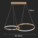 Axyaa LED Pendant Chandeliers for Modern Home Decor and Indoor Lighting