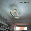 Axyaa Circle LED Pendant Chandelier for Modern Living Room Lighting
