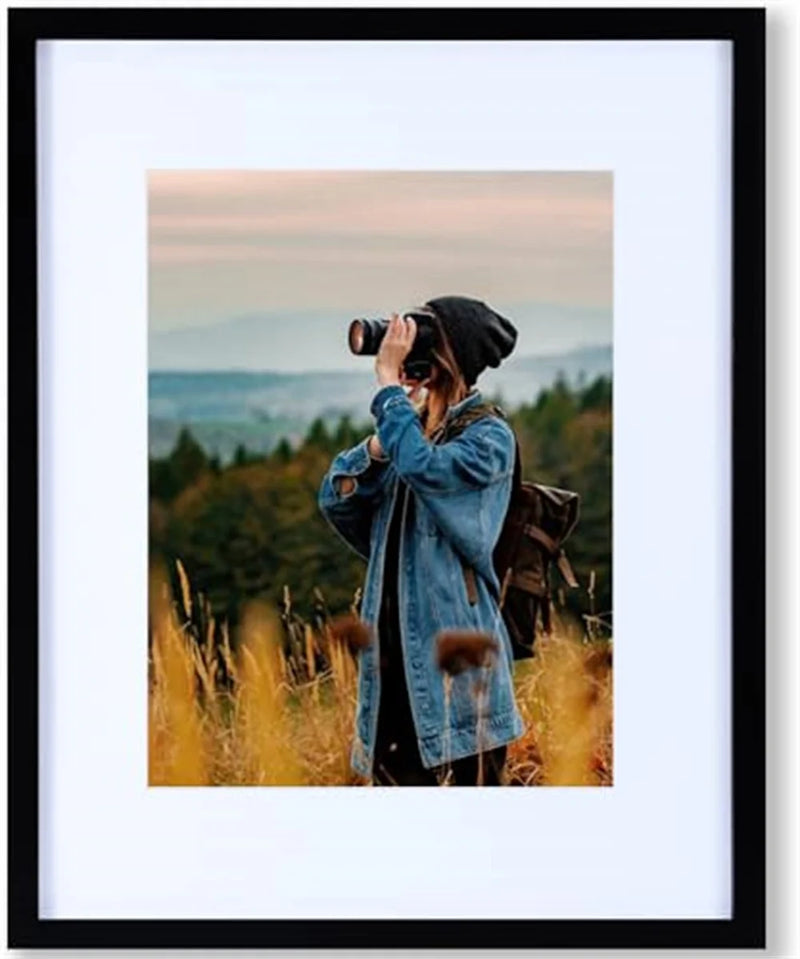 Axyaa 18x24 Plexiglass Gallery Art Frame for Vertical Horizontal Wall Display