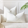 Axyaa Chenille Cushion Cover Solid Color Elegant Square 45x45cm 50x50cm