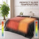Axyaa Heated Queen Size Electric Blanket with Dual Control & 8 Heat Levels