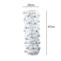 Axyaa Abstract Dots Resin Vase with Round Irregular Bumps