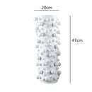 Axyaa Abstract Dots Resin Vase with Round Irregular Bumps