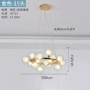 Axyaa Glass Bubble Ball Nordic Luxury Chandelier