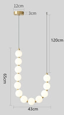 Axyaa Nordic LED Pendant Chandelier Home Decor Lighting Fixture