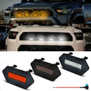 Axyaa 4Runner TRD Pro Front Grille LED Warning Lamps - White Amber Smoked