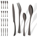 Axyaa 20-Piece Gold Stainless Steel Flatware Cutlery Set