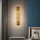 Axyaa Modern Luxury LED Wall Sconces: Gold/Black Metal, TV Background, Bedside, Corridor Lighting