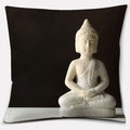 Buddha Zen Stone Flower Pillow Case for Home Office Decor Sofa Cushion Cover.