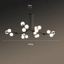 Axyaa Postmodern Glass Bean Branch Light - Nordic Design Molecular Lamp